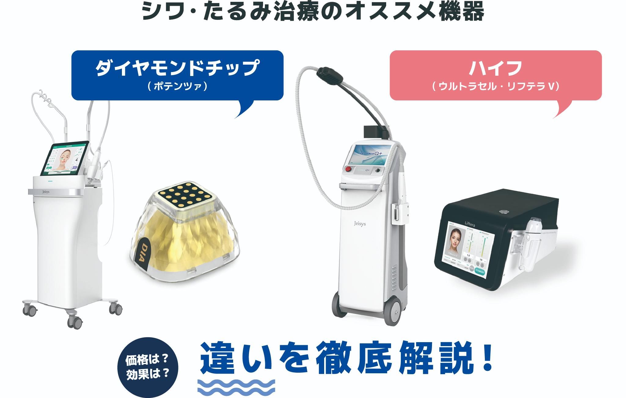 ダイヤモンドチップとハイフの違い